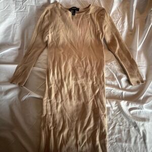 Tan forever 21 dress